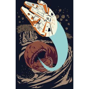 Komar Wandbild Star Wars Worm 30 x 40 cm
