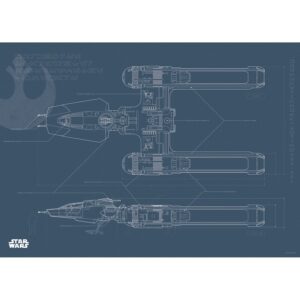 Komar Wandbild Star Wars Y-Wing 70 x 50 cm