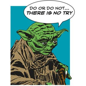 Komar Wandbild Star Wars Yoda 40 x 50 cm