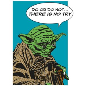 Komar Wandbild Star Wars Yoda 50 x 70 cm