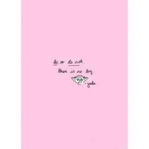 Komar Wandbild Star Wars Yoda Cute 50 x 70 cm gerollt