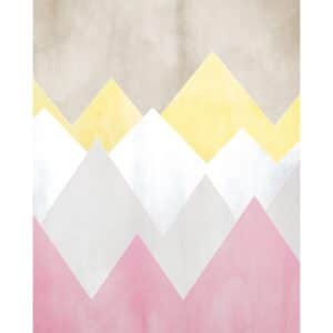 Komar Wandbild  Sunrise Mountain Spring 40 x 50 cm
