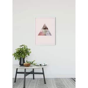 Komar Wandbild Triangles Top Red 50 x 70 cm