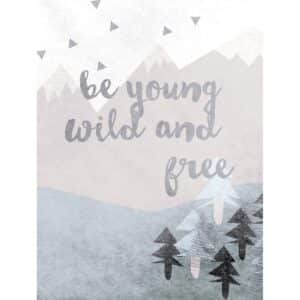 Komar Wandbild Wild and Free 30 x 40 cm