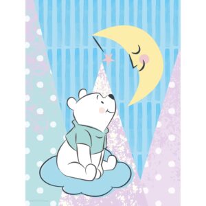 Komar Wandbild Winnie Pooh Moon 30 x 40 cm