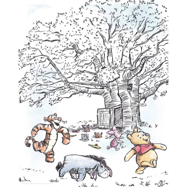 Komar Wandbild Winnie Pooh Playground 40 x 50 cm