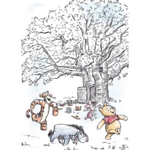 Komar Wandbild Winnie Pooh Playground 50 x 70 cm