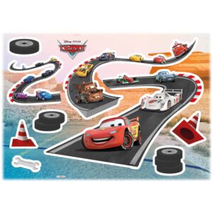 Komar Wandsticker Cars Track 70 cm x 50 cm