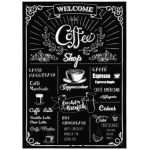 Komar Wandsticker Coffeeshop 70 cm x 50 cm