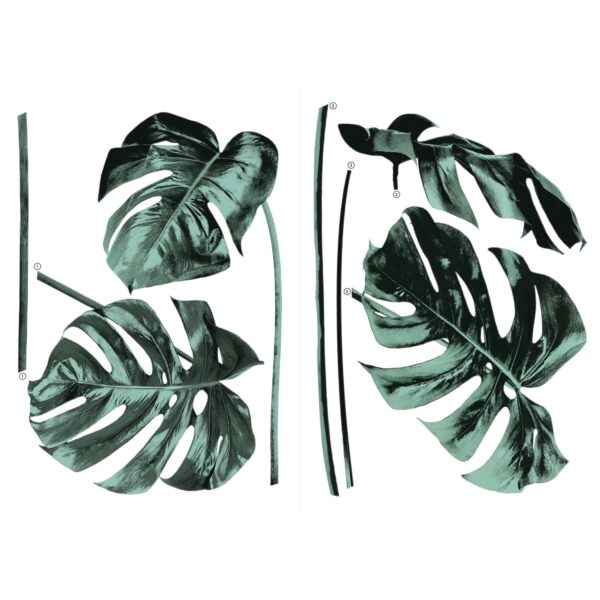 Komar Wandsticker Monstera Deliciosa 70 cm x 50 cm