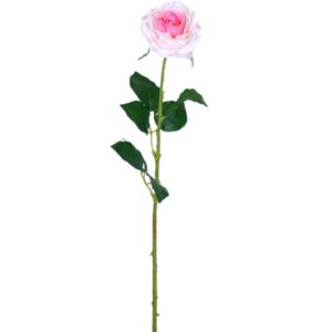 Kunstblume Rose Pink 52 cm