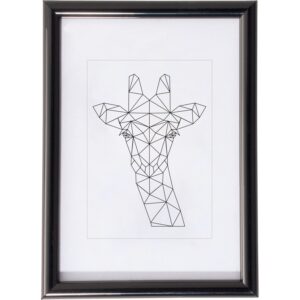 Kunststoffrahmen 10 cm x 15 cm Schwarz