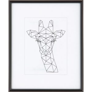 Kunststoffrahmen 24 cm x 30 cm Schwarz