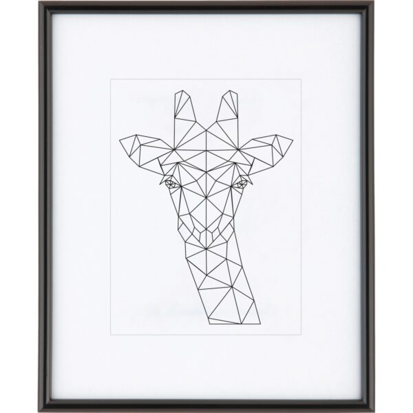 Kunststoffrahmen 24 cm x 30 cm Schwarz