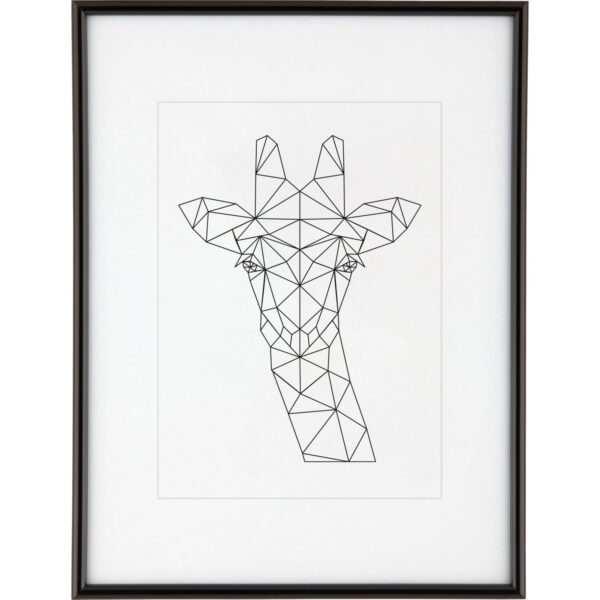 Kunststoffrahmen 30 cm x 40 cm Schwarz