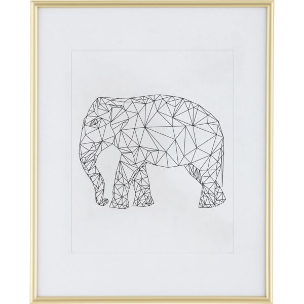Kunststoffrahmen 40 cm x 50 cm Gold