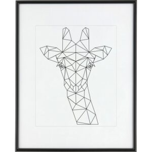 Kunststoffrahmen 40 cm x 50 cm Schwarz