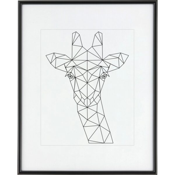 Kunststoffrahmen 40 cm x 50 cm Schwarz