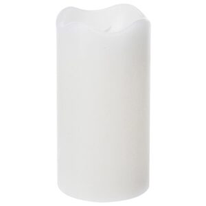 LED-Kerze Ø 7 cm x 13 cm Weiß