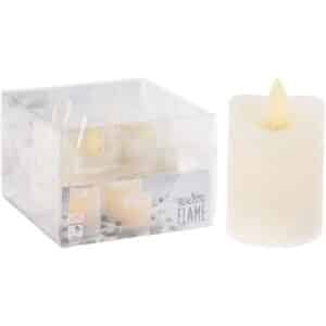 LED Kerzen 7 cm Elfenbein 4er-Set