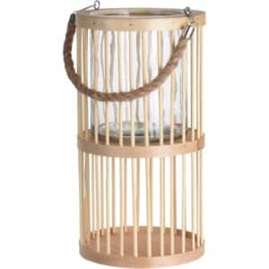 Laterne Bambus Ø 16 cm x 30 cm Natur