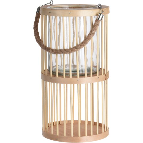 Laterne Bambus Ø 16 cm x 30 cm Natur