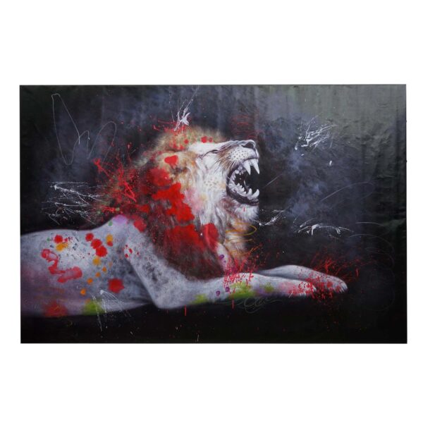 MCW Ölgemälde Löwe H25 100x150cm
