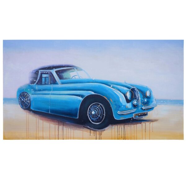 MCW Ölgemälde Oldtimer Handgemalt