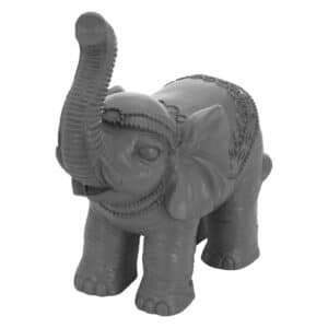 ML-Design Deko Figur Elefant Grau 36x19x39 cm Orientalische Finish Innen & Außen