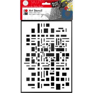 Marabu Art Stencil Schablone Graphic Pattern DIN A4