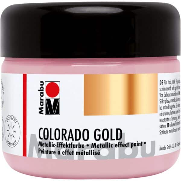 Marabu Metallic-Effektfarbe Colorado Gold 225 ml Rosé-Gold