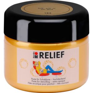 Marabu Relief Paste hochdeckend 225 ml Gold