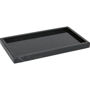 Marmorschale Midnight Mystery 2 cm x 27 cm x 15 cm Schwarz