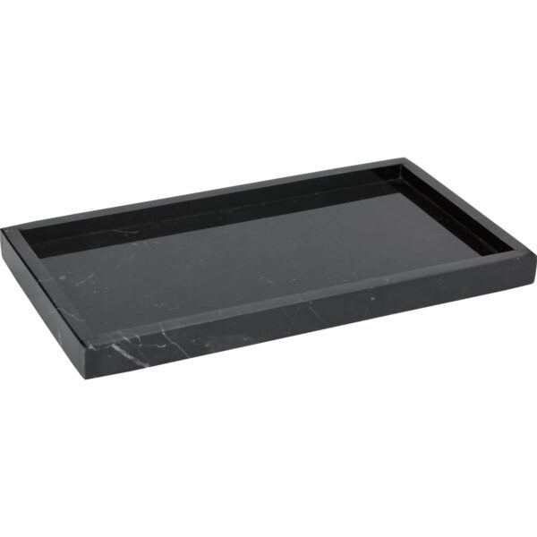 Marmorschale Midnight Mystery 2 cm x 27 cm x 15 cm Schwarz