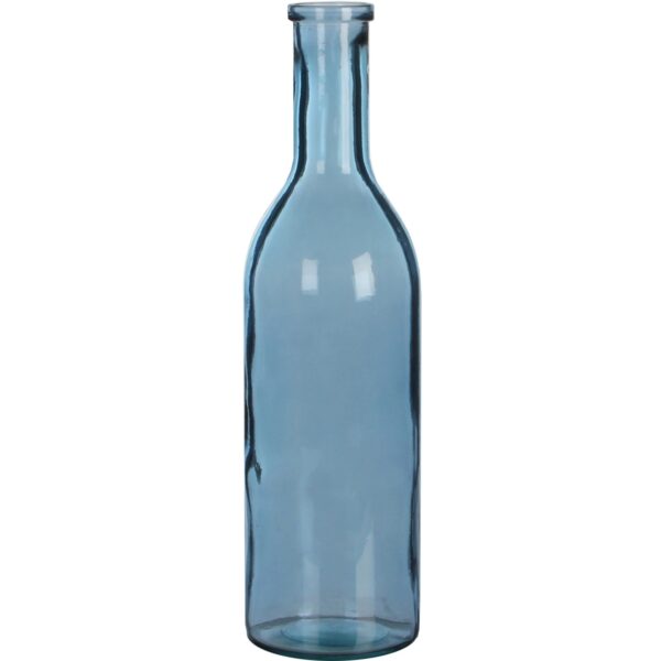 Mica Decorations Glasflasche Rioja 50 cm x Ø 15 cm Hellblau