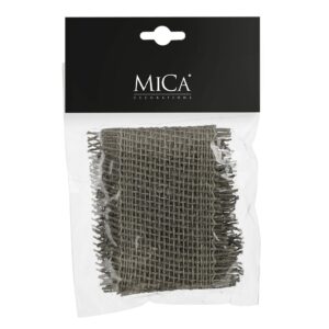 Mica Decorations Jute 100 cm x 4 cm Grau