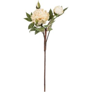 Mica Decorations Zweig Peonie 65 cm Gelb