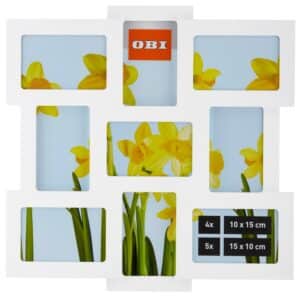 Multi-Bilderrahmen für 9 Bilder Weiß