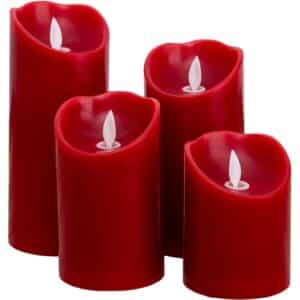 Näve LED-Kerzen 4er-Set Flamme schwingend
