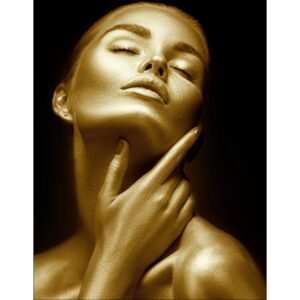 Pro Art Bild Canvas-Art Hands On Her Face II 120 cm x 90 cm