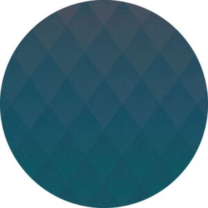 Sanders & Sanders Selbstklebende Runde Tapete Dreiecke Blau Ø 125 cm 611754