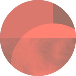 Sanders & Sanders Selbstklebende Runde Tapete Grafik Rot Ø 125 cm 611723
