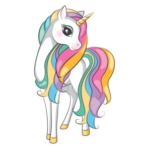 Sanders & Sanders Wandtattoo Einhörner Multicolor 8