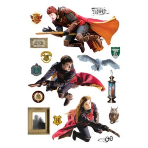 Sanders & Sanders Wandtattoo Harry Potter Grau und Rot 65 x 42.5 cm 601347