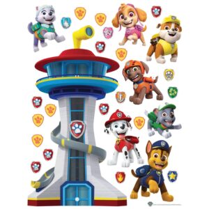 Sanders & Sanders Wandtattoo Paw Patrol Blau Rot und Gelb 65 x 85 cm 600174