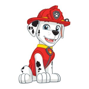 Sanders & Sanders Wandtattoo Paw Patrol Rot und Schwarz-Weiß 8