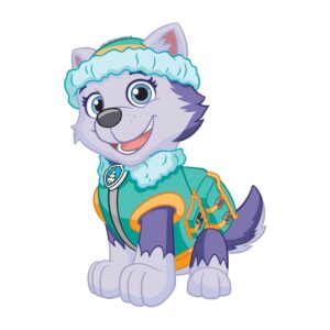 Sanders & Sanders Wandtattoo Paw Patrol Violett und Mintgrün 8