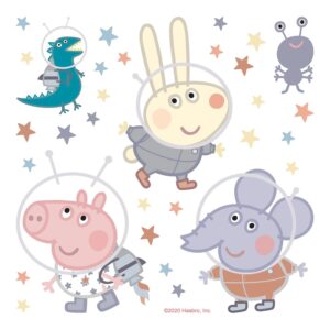 Sanders & Sanders Wandtattoo Peppa Wutz Multicolor 30 x 30 cm 601339