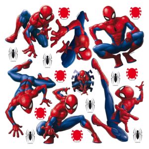 Sanders & Sanders Wandtattoo Spider-Man Blau und Rot 0