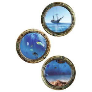 Sanders & Sanders Wandtattoo Unterwasserwelt Blau 42